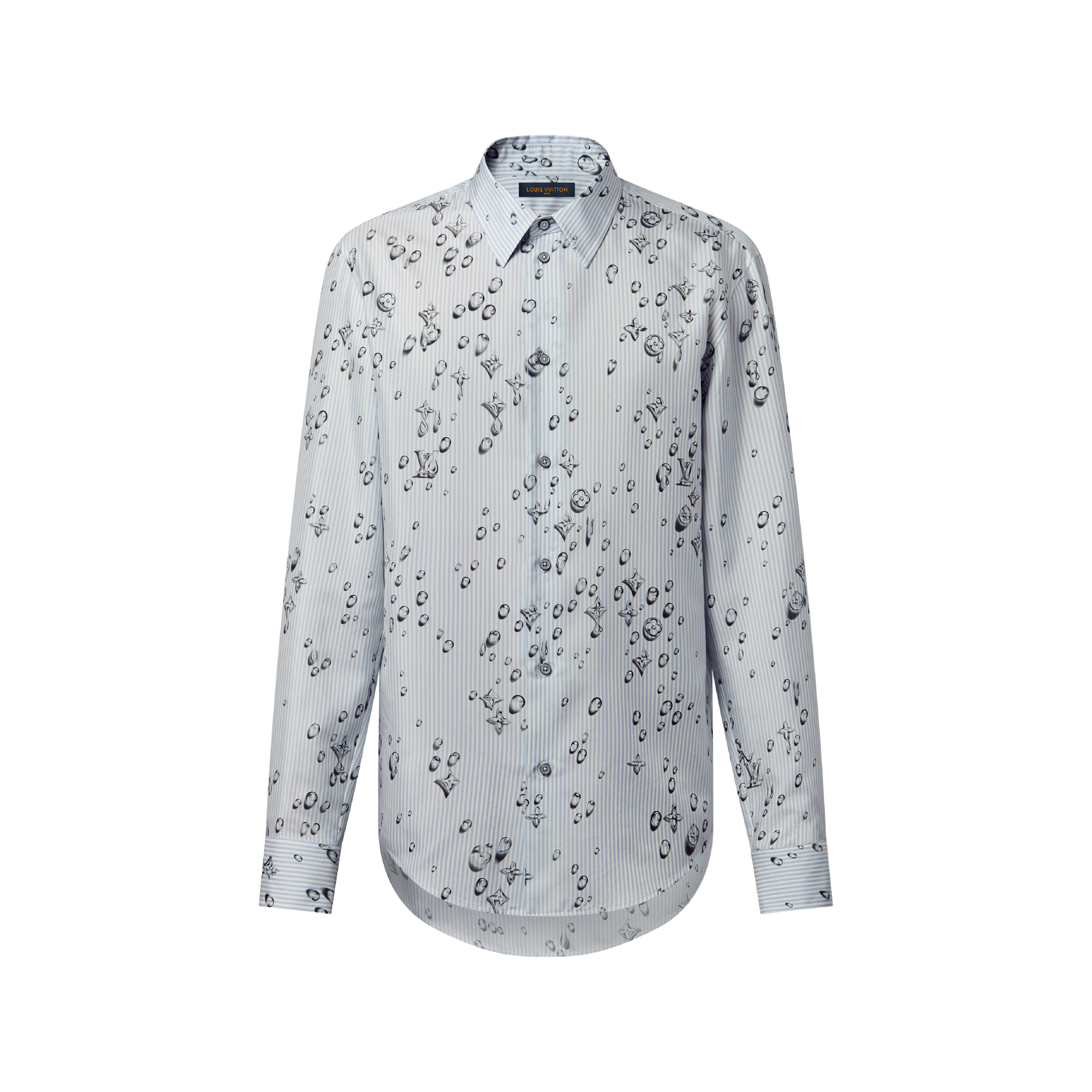 スーツ Louis Vuitton shirt Monogram Striped Silk Shirt - Luxury Shirts - Ready to Wear | Men